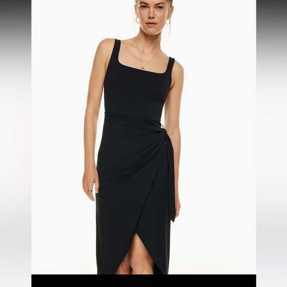 ARITZIA WILFRED SATURN MIDI DRESS IN YELLOW SIZE XS - Picture 5 of 7